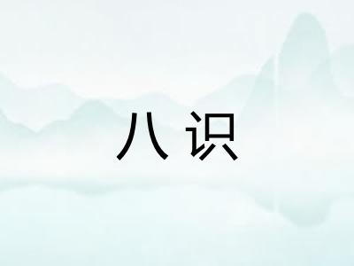 八识
