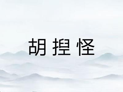 胡揑怪