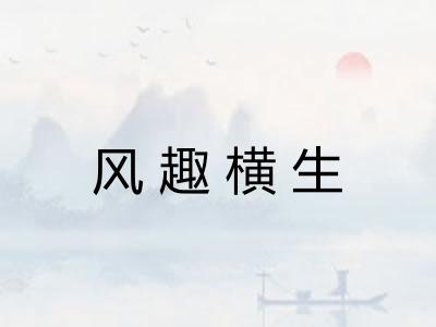 风趣横生