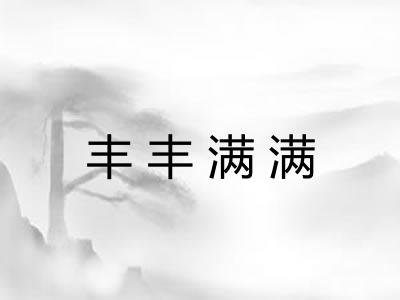 丰丰满满