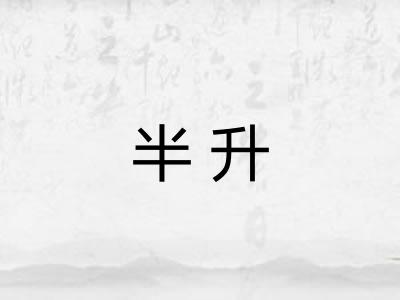 半升