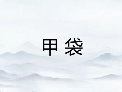 甲袋