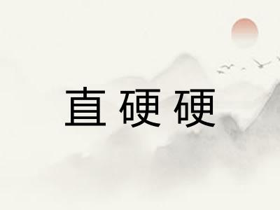 直硬硬