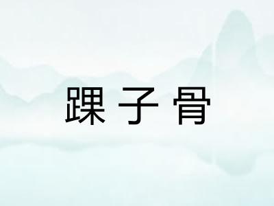 踝子骨