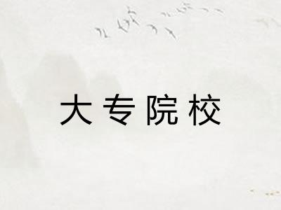 大专院校
