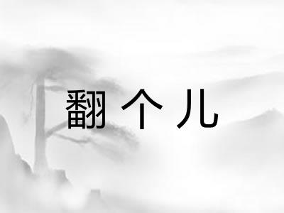 翻个儿