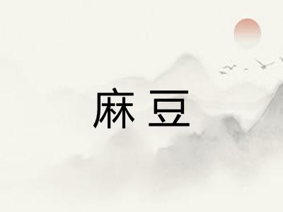 麻豆
