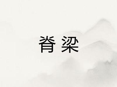 脊梁