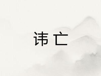 讳亡