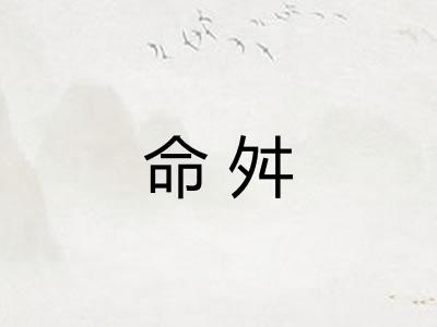 命舛