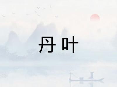 丹叶