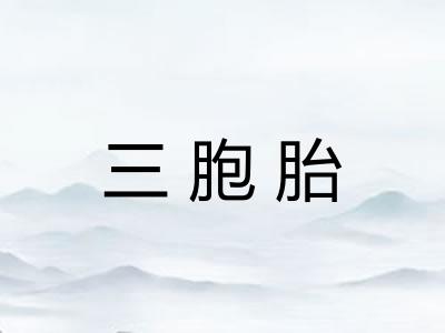 三胞胎