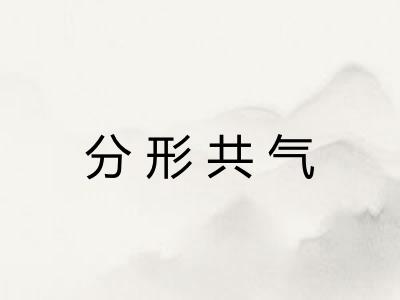 分形共气