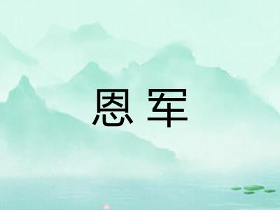 恩军