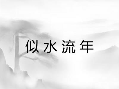 似水流年