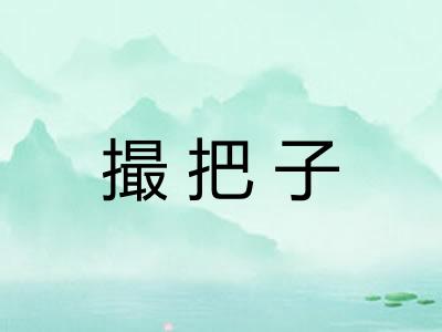 撮把子