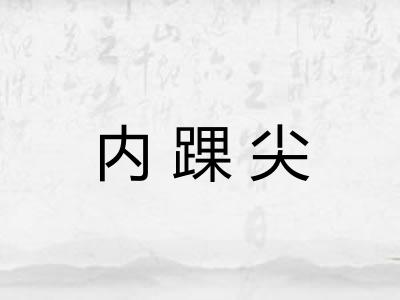 内踝尖