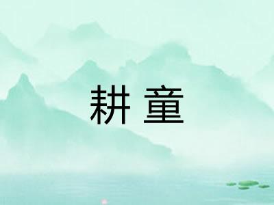 耕童