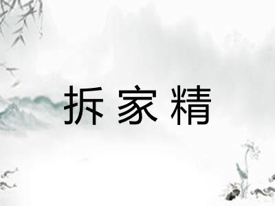 拆家精