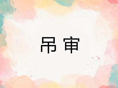 吊审