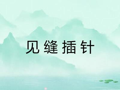 见缝插针
