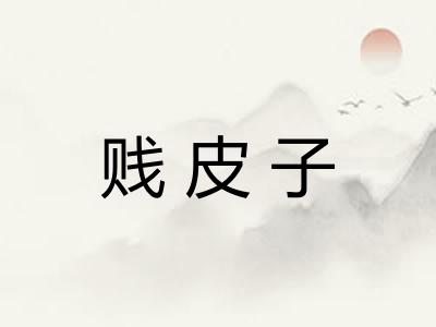 贱皮子