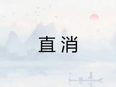直消
