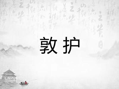 敦护