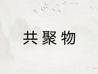 共聚物