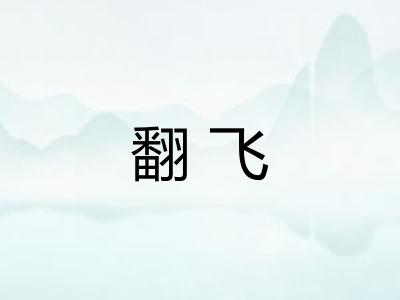 翻飞