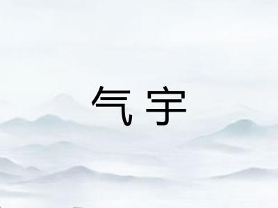 气宇