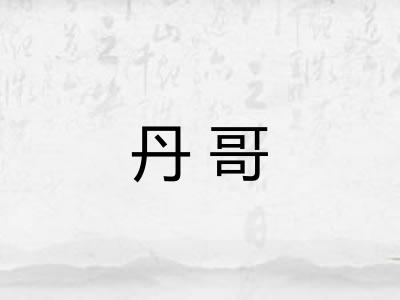 丹哥