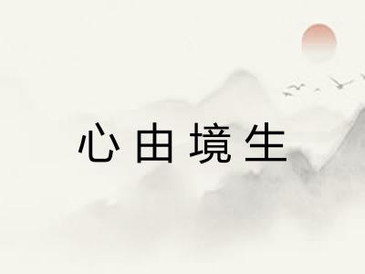 心由境生