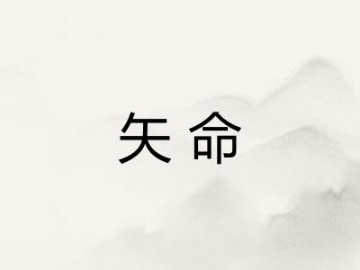 矢命