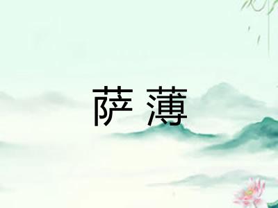 萨薄