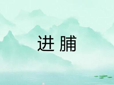 进脯