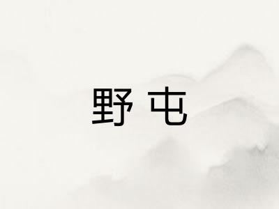 野屯