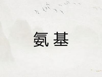 氨基