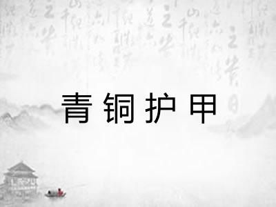 青铜护甲