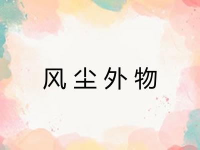 风尘外物