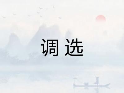 调选