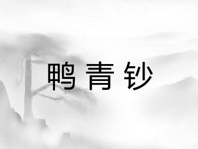 鸭青钞