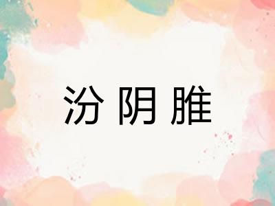 汾阴脽