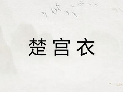 楚宫衣