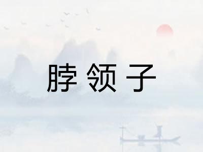 脖领子