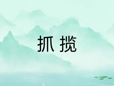 抓揽