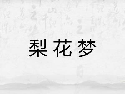 梨花梦