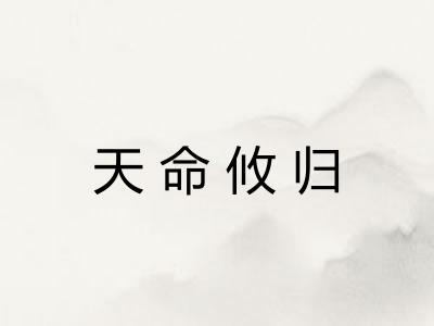 天命攸归