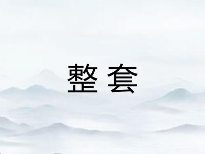 整套