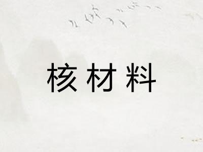 核材料